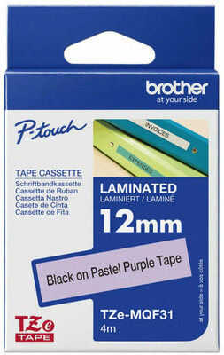 Brother - TZe-MQF31 12 mm széles 4 m hosszú szalagkazetta