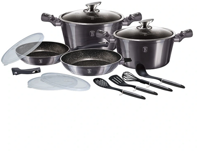 Berlinger Haus - BH/7059 Metallic Line Carbon Pro Edition 13 részes edénykészlet