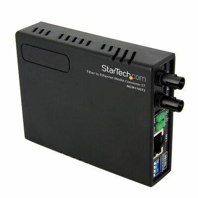 Startech - 10/100 Többmódusú Száloptikai Réz Gyors Ethernet Médiaátalakító ST 2 km - MCM110ST2EU