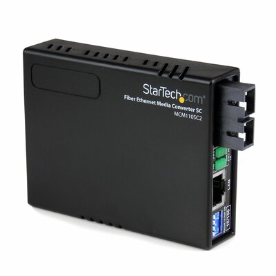 Startech - 10/100 Többmódusú Fiber Ethernet Médiaátalakító SC 2 km - MCM110SC2EU