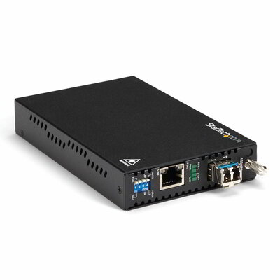 Startech - Gigabit Ethernet réz-száloptika médiaátalakító - SM LC - ET91000SM10