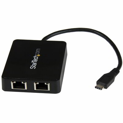 Startech - USB-C - Dual Gigabit Ethernet adapter - US1GC301AU2R