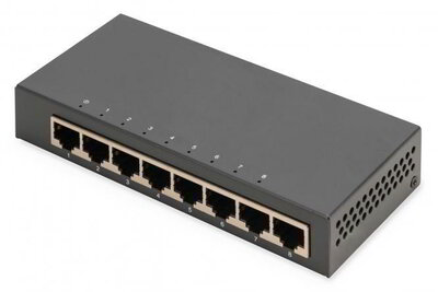 Assmann-DIGITUS 8 portos gigabites switch, asztali, nem menedzselt, fémházas - DN-80066-1