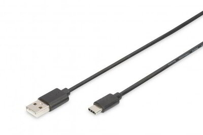 Assmann-DIGITUS USB Type-C csatlakozókábel, C-A csatlakozóval - AK-300154-018-S