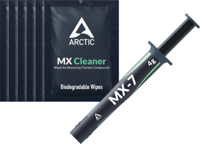 Arctic - MX-7 Hővezető Paszta 4g + 6db MX Cleaner - ACTCP00092A