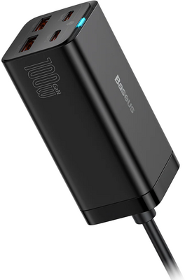 Baseus - CCGP000101 GaN3 Pro 100W hálózati töltő