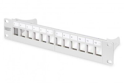 Assmann-DIGITUS moduláris patchpanel, 12 portos - DN-91419
