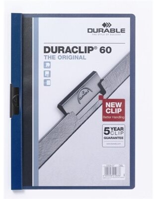 Durable - Duraclip A4 60lapos sötétkék clip-mappa