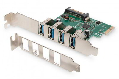 Assmann-DIGITUS 4 portos USB 3.0 PCI Express bővítőkártya - DS-30221-1