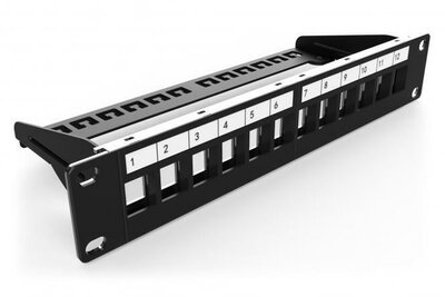 Assmann-DIGITUS moduláris patchpanel, 12 portos - DN-91420