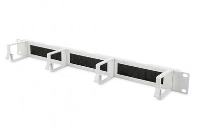 Assmann-DIGITUS kábelrendező panel kefés bemenetekkel 483 mm-es (19") szekrényekhez, 1U - DN-97662