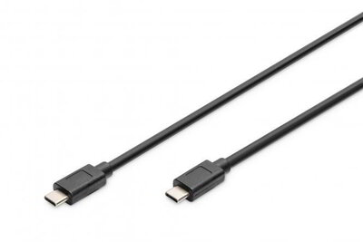 Assmann-DIGITUS USB-C 3.1 Gen2 csatlakozókábel, USB-C - USB-C 1m - AK-300139-010-S