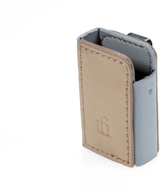 ifi GO blu DAC bőr tok barna-szürke - GO BLU CASE