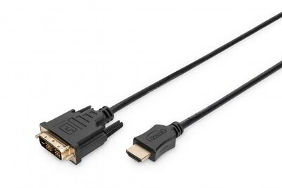 Assmann-DIGITUS HDMI - DVI adapterkábel 3m - AK-330300-030-S