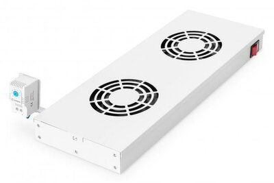 Assmann-DIGITUS ventilátoregység változtatható 483 mm-es (19") beépítéshez - DN-19 FAN-2-HO