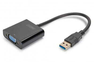 Assmann-DIGITUS USB-A 3.2 Gen 1 - VGA grafikus adapter - DA-70840