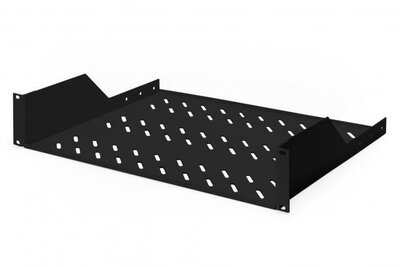 Assmann-DIGITUS polc fix beépítéshez 483 mm-es (19") szekrényekbe - DN-19 TRAY-2-SW