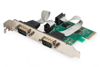 Assmann-DIGITUS 2 portos soros interfészkártya, PCIe - DS-30000-1