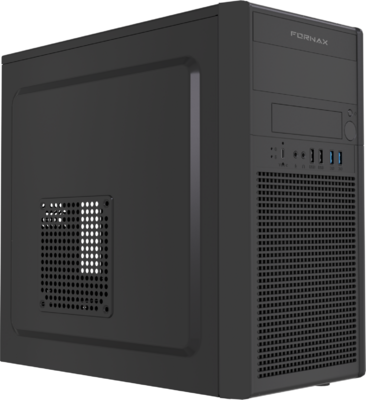 Gembird - Fornax K400 számítógépház, fekete - CCC-FC-K400