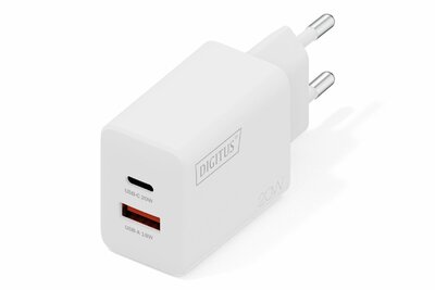 Digitus - USB töltő 20W, 1x USB-C, 1x USB-A - DA-10300