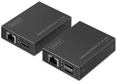 DIGITUS - HDMI KVM bővítőkészlet, 4K/30Hz - DS-55357
