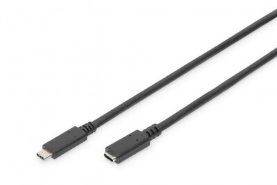 DIGITUS - USB-C hosszabbítókábel, USB-C - USB-C 2m - AK-300210-020-S