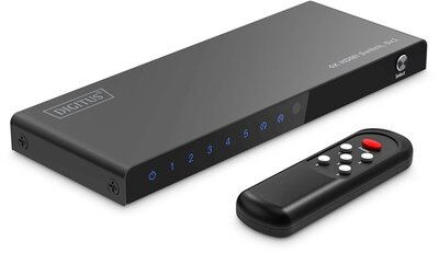 DIGITUS - 4K HDMI kapcsoló, 5x1 - DS-55332