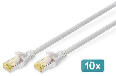 DIGITUS - CAT 6A S/FTP patch kábel 5m 10 darab - DK-1644-A-050-10