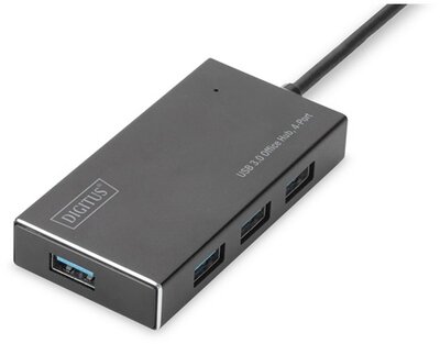 DIGITUS - USB 3.0 Office Hub, 4 portos - DA-70240-1
