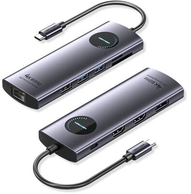 Vention - 10 az 1-ben USB-C MST dokkolóállomás - TQWHB