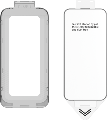 Vention iPhone 14 Pro (HD edzett üveg, pormentesítővel), telefon kijelző védő üveg