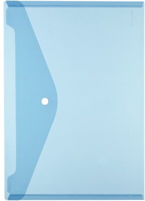 Herlitz PP A4 átlátszó kék patentos tasak
