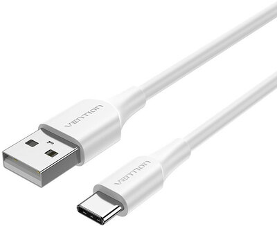 Vention - USB-A USB-C kábel 1m 3A fehér - CTHWF