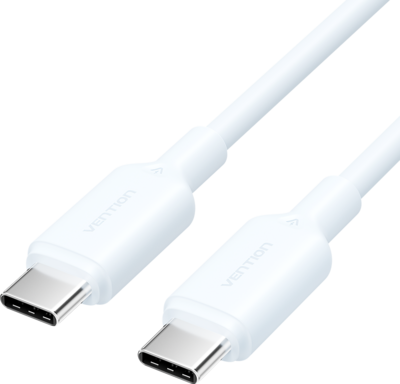 Vention - USB-C USB-C kábel 3A fehér 1m - TRCWF