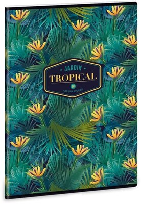 Ars Una Tropical Florida A4 extra kapcsos kockás füzet