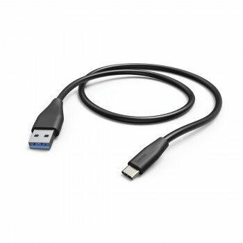 Hama - FIC E3 Type-C/USB-A USB 3.1 töltő és adatkábel 1,5m Black - 00201595