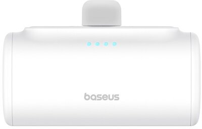 Baseus - Compact gyorstöltő powerbank 5000 mAh, 20W USB Type-C csatlakozóval, fehér - P10068306213-00