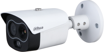 Dahua - IP Bullet dual hőkamera - TPC-BF1241-B3F4-DW (256x192, 3,5mm / 4MP, 4mm, ICR0, IR30m, IP67, WDR, audio, I/O, PoE) - TPC-BF1241-B3F4-DW