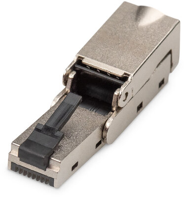 DIGITUS - CAT 6A terepi csatlakozó, derékszögű, STP porvédővel, törésvédelemmel - DN-93636