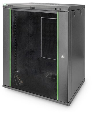 DIGITUS - fali szekrény Dynamic Basic sorozat 19" 16U - DN-19 16-U-EC-SW