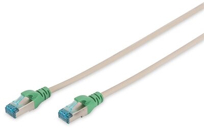 DIGITUS - Cat.5e F/UTP PVC 1m árnyékolt szürke patch kábel - DK-1521-010-CO