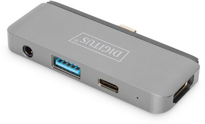 DIGITUS - USB-C 4 portos univerzális mobil dokkoló - DA-70893