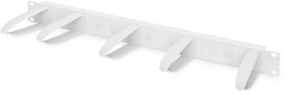 DIGITUS - 19" 1U műanyag gyűrűs szürke kábelrendező - DN-97601-2