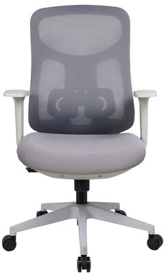 IRIS - ergonómikus, szövet-hálós irodai forgószék háttámasszal - AVALON SZÜRKE NARANCS