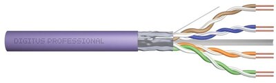 DIGITUS - CAT 6 F/UTP telepítőkábel, 305 m, simplex, Eca - DK-1623-VH-305