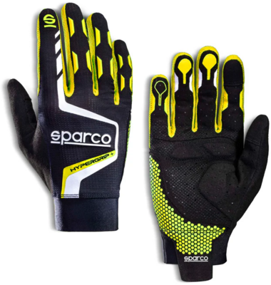 Sparco Hypergrip+ sárga kesztyű (Méret: 10(M))