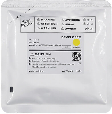 Utángyártott XEROX C7020/C7025 Developer Yellow 400000 oldal kapacitás CT*