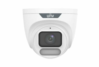 Uniview - Easystar Colorhunter 2MP OwlView Wise-ISP turret dómkamera, 2.8mm fix objektívvel, mikrofonnal - IPC3622LE-ADF28K-WP