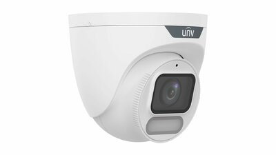 Uniview - Easystar Colorhunter 8MP OwlView Wise-ISP turret dómkamera, 2.8mm fix objektívvel, mikrofonnal - IPC3628LE-ADF28K-WP