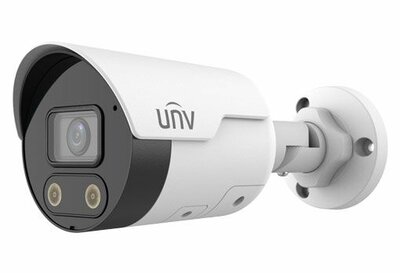 Uniview - Easystar 4MP ColorHunter csőkamera, 2.8mm fix objektívvel, mikrofonnal és hangszóróval - IPC2124LE-ADF28KMC-WL